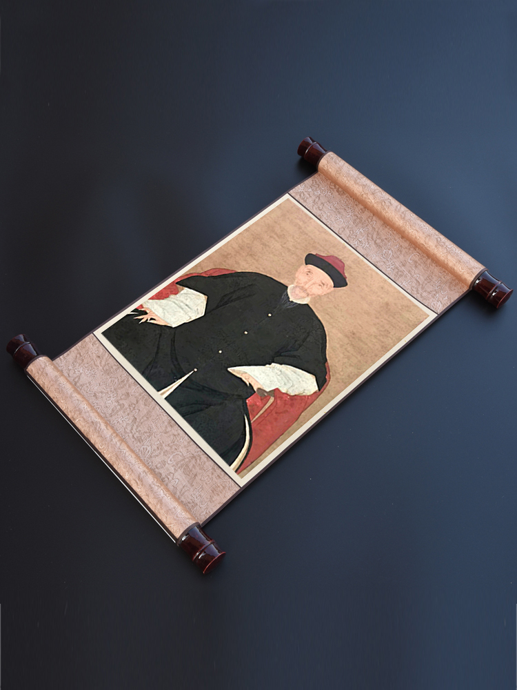 人物画修复—清乾隆人物像